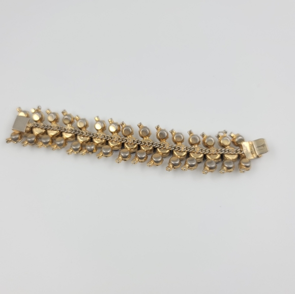 Vtg Hobe rhinestone bracelet - Picture 4 of 10